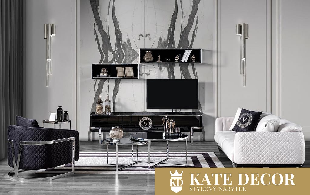 VERSACE WALL UNIT SET (4)