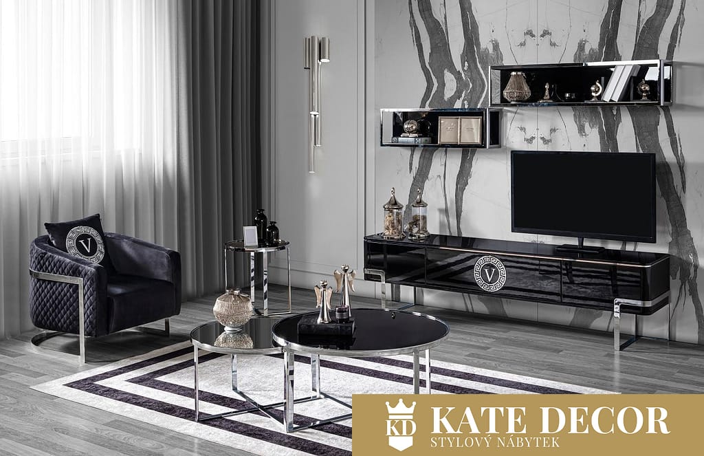 VERSACE WALL UNIT SET (6)