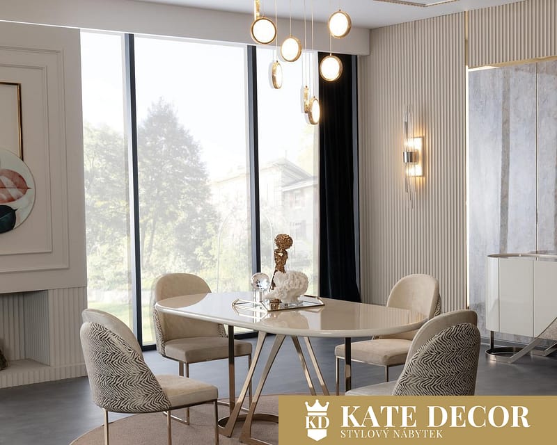 Vítejte ve stylové jídelně, kde byl pro vaše potěšení promyšlen každý detail. Moderní interiér kombinující eleganci a pohodlí vytváří atmosféru, ve které se budete chtít zdržet i po jídle.