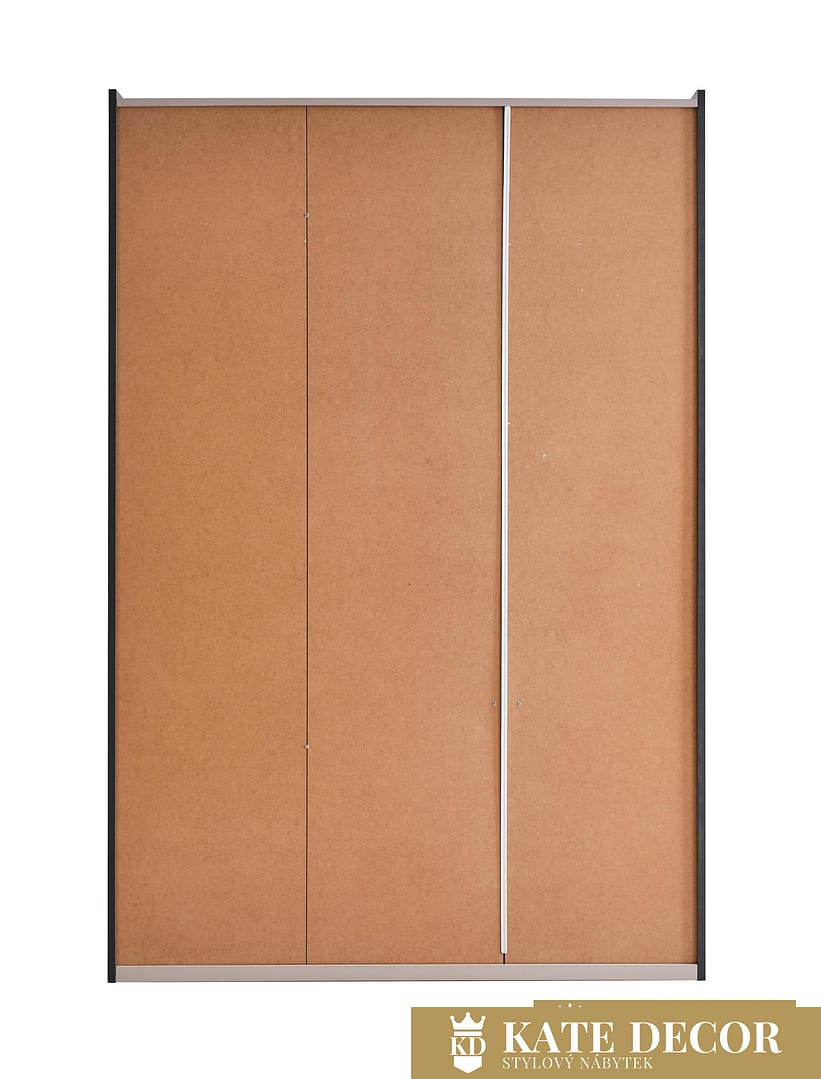 Setra Dekupe 07 3 Doors Wardrobe Back View