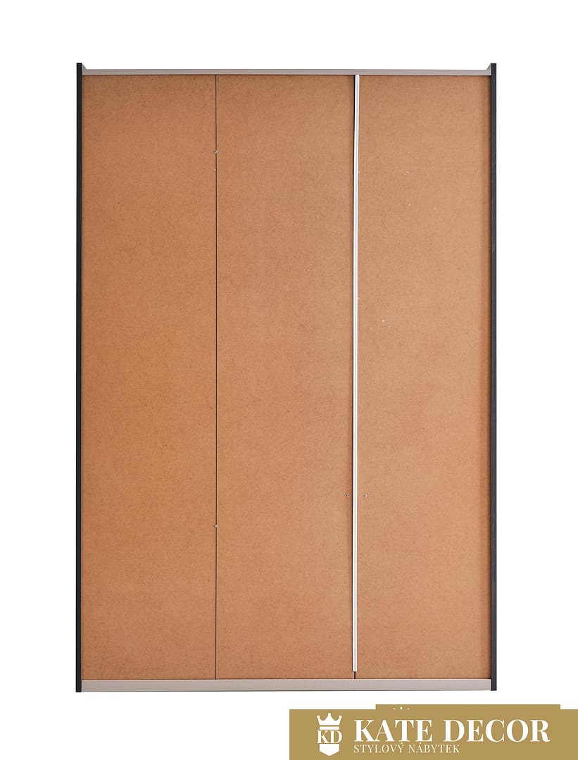 Delta Dekupe 08 3 Doors Wardrobe Back View